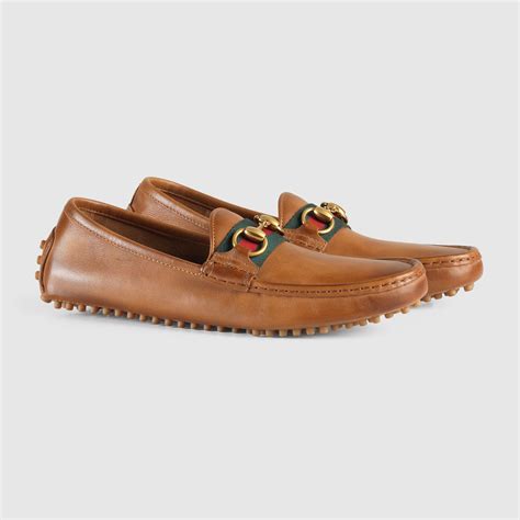 gucci driving moccasins women's|gucci leather driver with web.